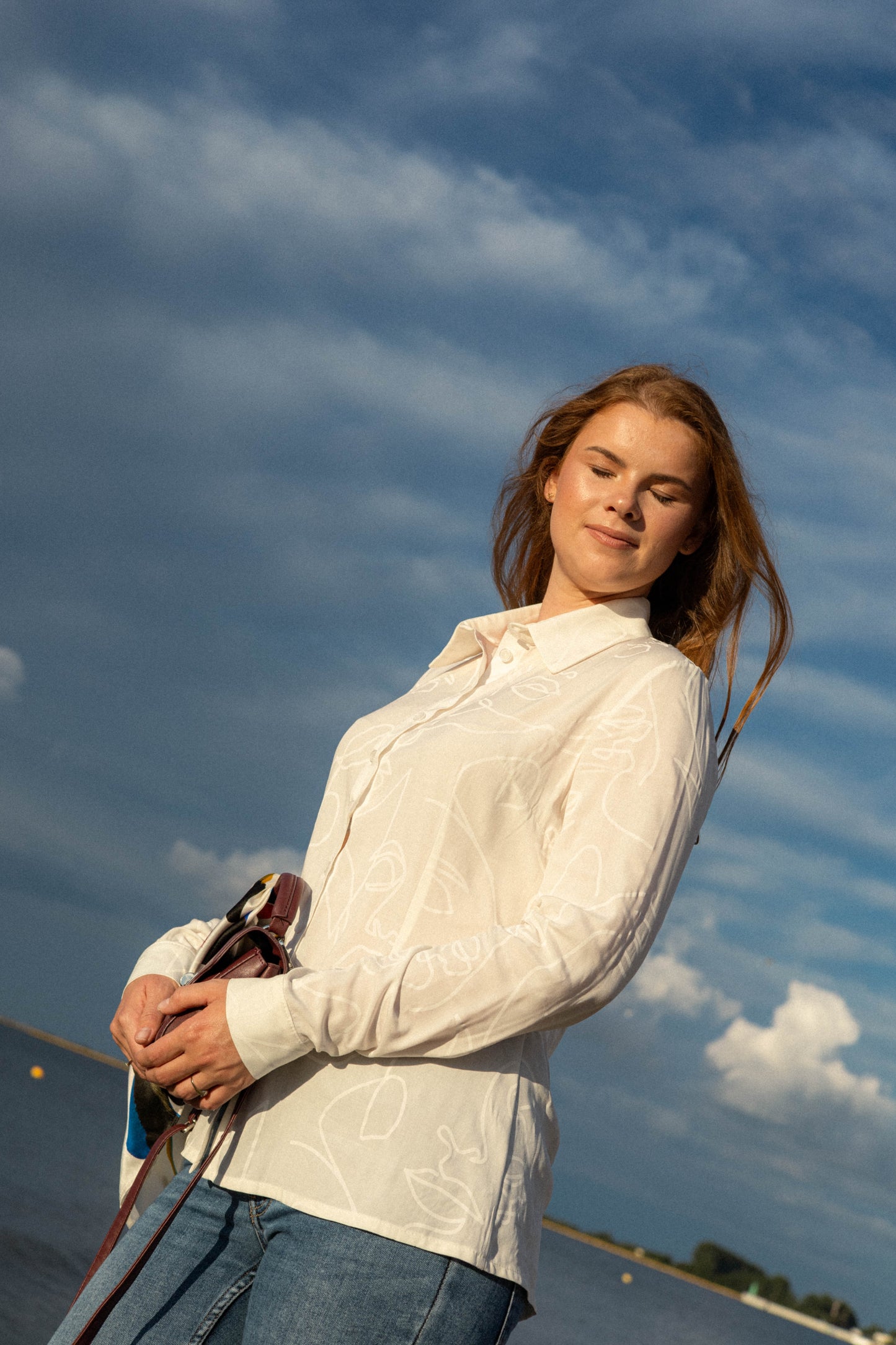 Koszula z wzorem Face