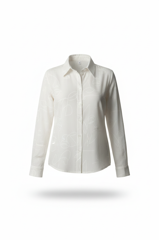 Koszula z wiskozy z unikalnym wzorem Kolekcji for you