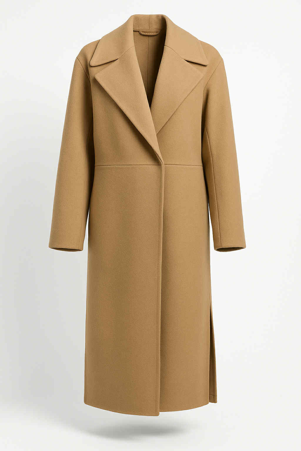 Płaszcz z wełny dziewiczej i kaszmiru