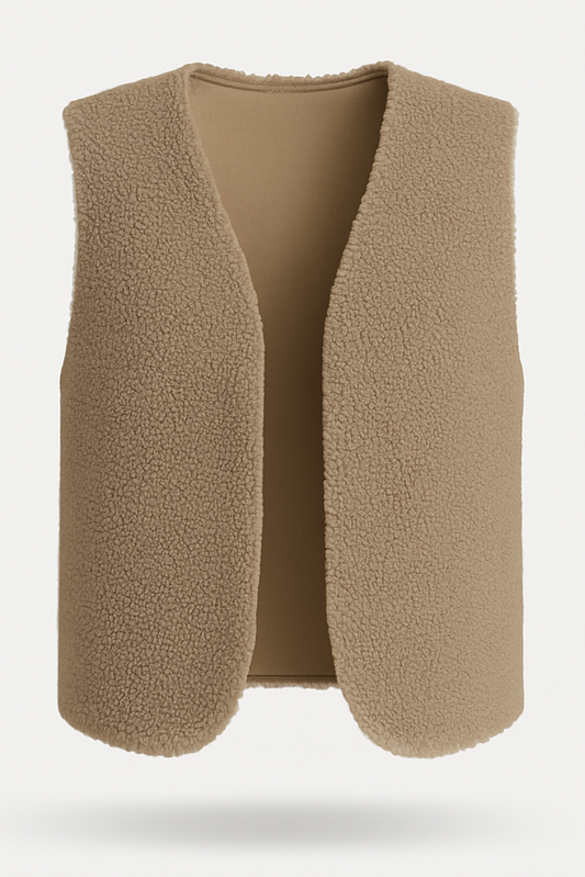 Kamizelka z wełny meryno